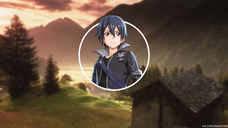 Anime Character Portrait — Blue, Serene