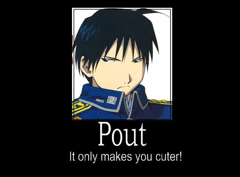 Anime Character Portrait — Blue, Serious