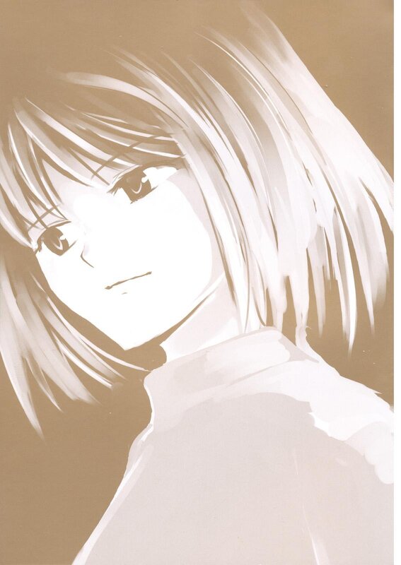 Anime Character Portrait — Brown, Dramatic, Manga, Hair