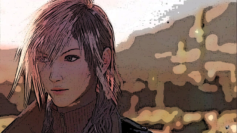 Anime Character Portrait — Brown, Dramatic