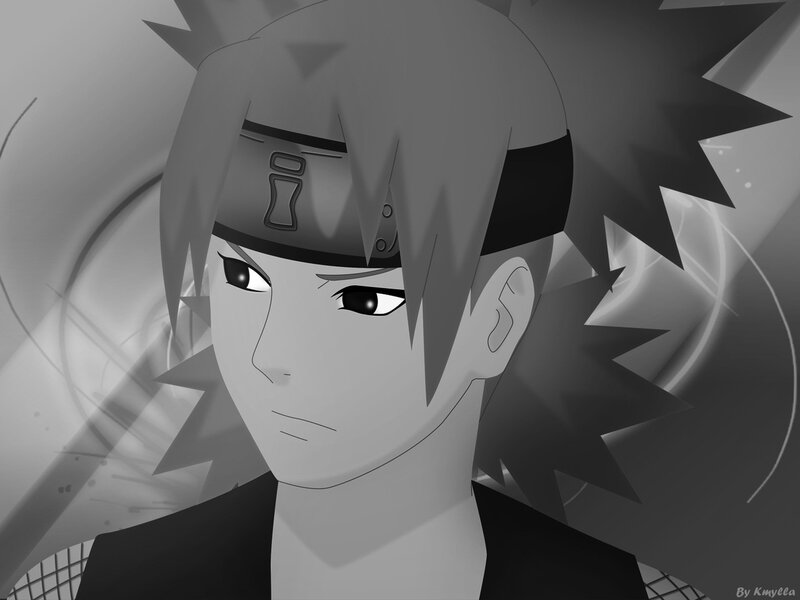 Anime Character Portrait — Gray, Dramatic, Headband