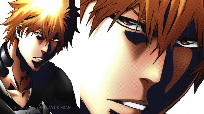 Anime Character Portrait — Orange, Dramatic