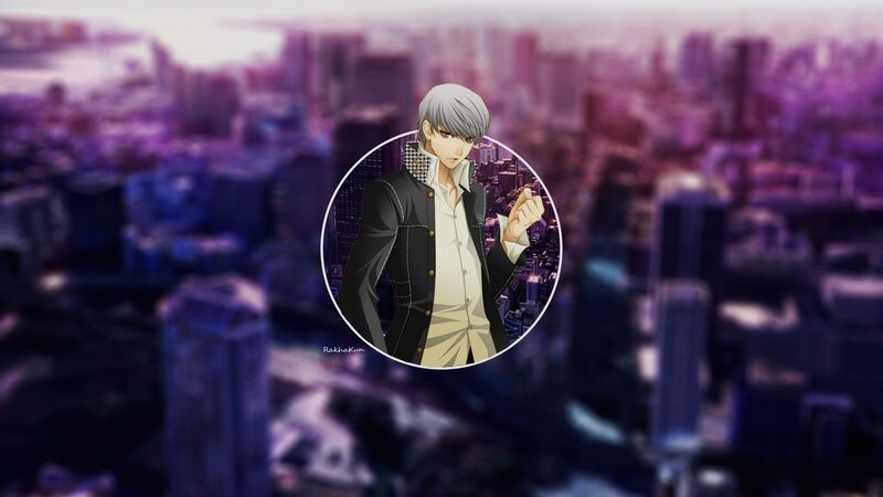Anime Character Portrait — Purple, Dramatic, Night