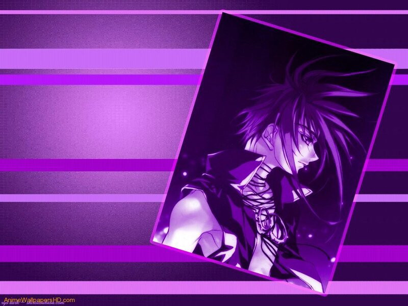 Anime Character Portrait — Purple, Dramatic