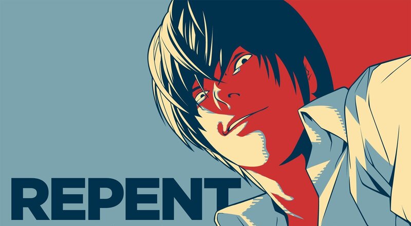 Anime Character Portrait — Red, Dramatic, Manga