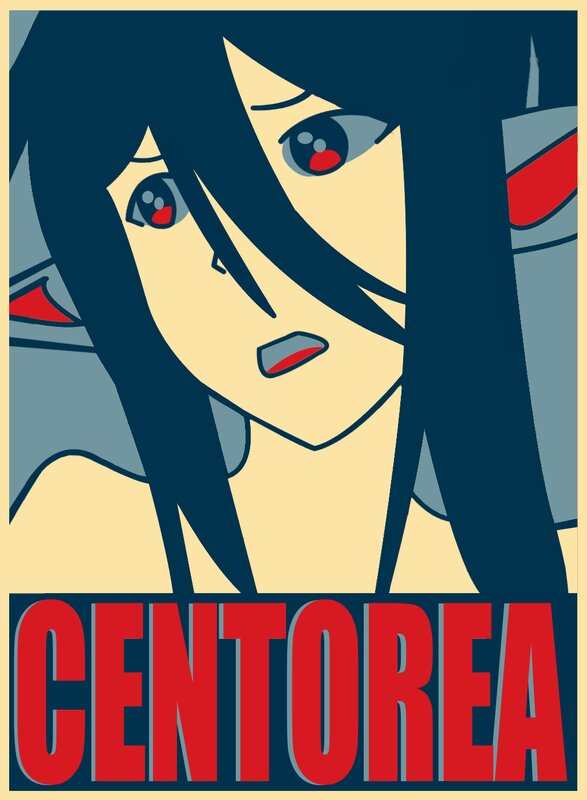 Anime Character Portrait — Red, Dramatic, Vector Art