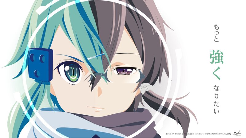 Anime Character Portrait — White, Determined