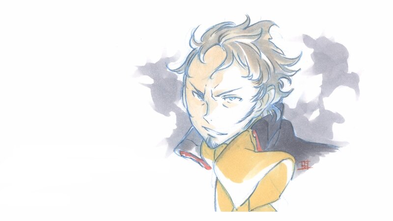 Anime Character Portrait — Yellow, Dramatic, Manga, Hair