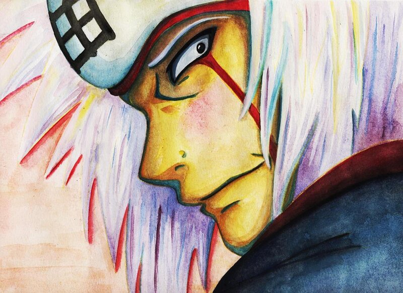Anime Character Portrait — Yellow, Dramatic