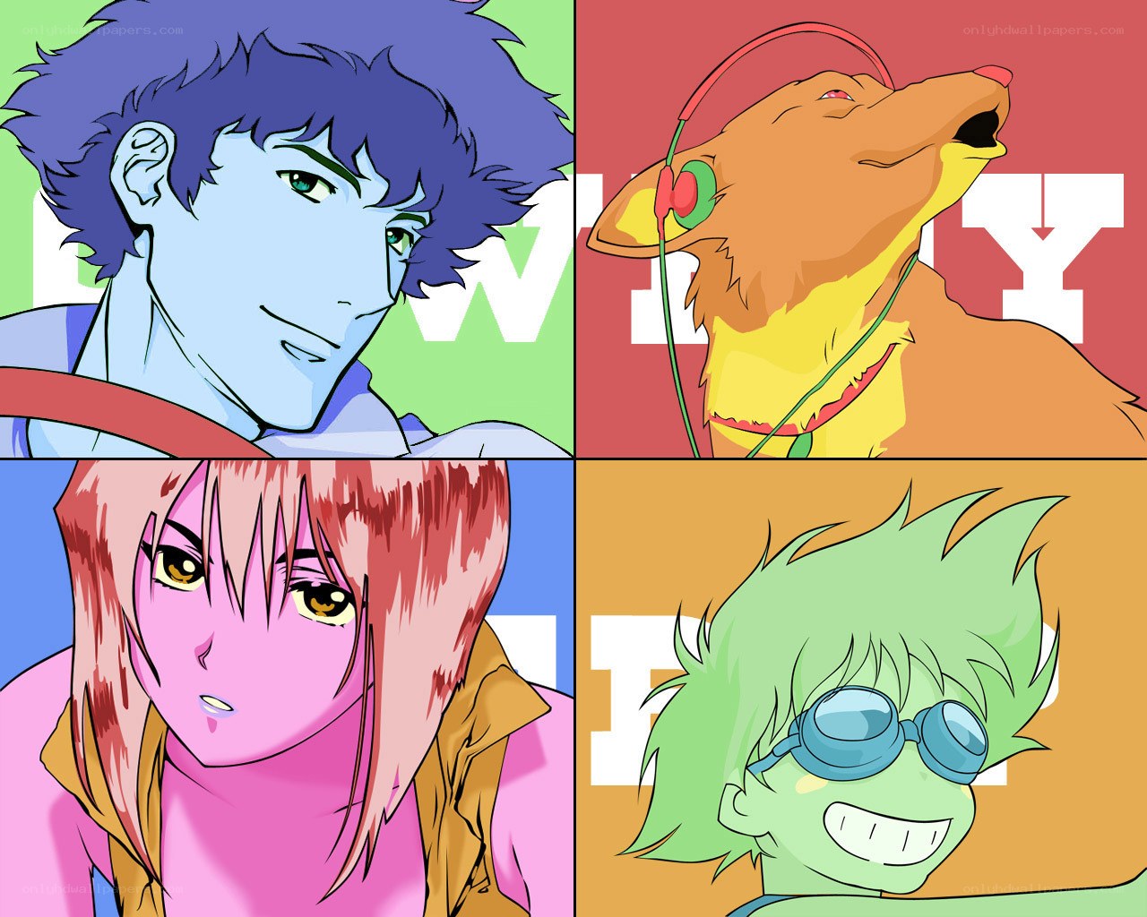 Anime character portraits