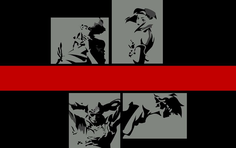Anime Character Portraits — Black, Dramatic, Manga, Character Portrait
