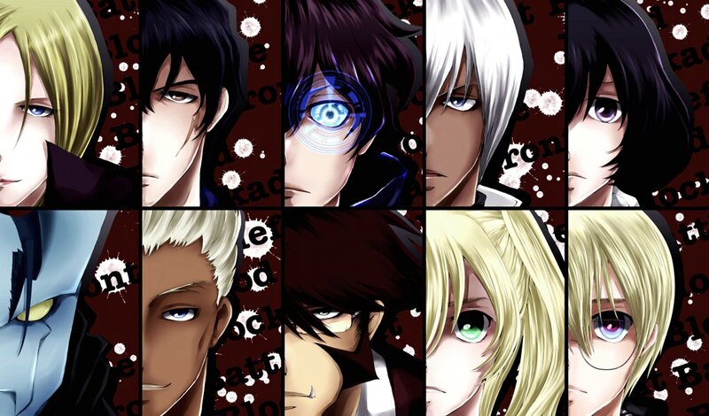 Anime Character Portraits — Black, Dramatic, Manga, Eyes