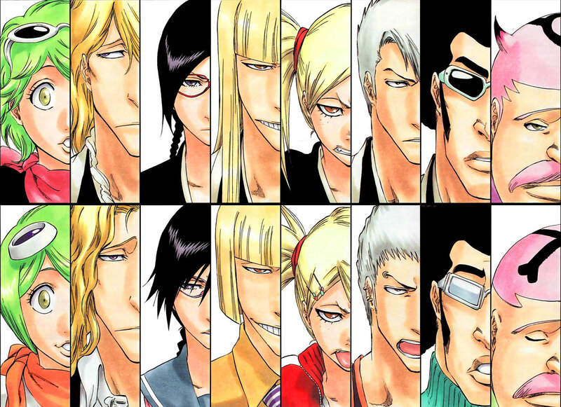 Anime Character Portraits — Black, Neutral, Manga, Manga Art