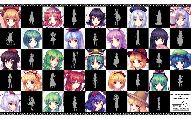 Anime Character Portraits — Black, Playful