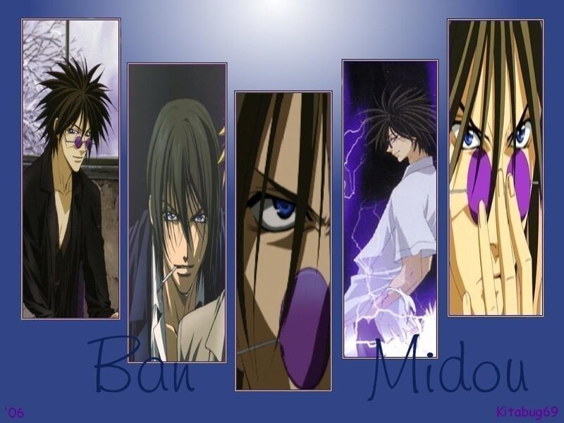 Anime Character Portraits — Blue, Dramatic
