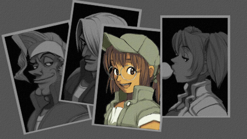 Anime Character Portraits — Gray