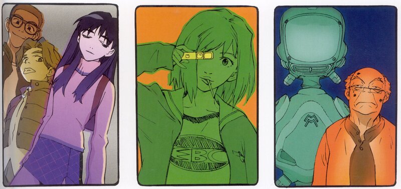 Anime Character Portraits — Green, Dramatic