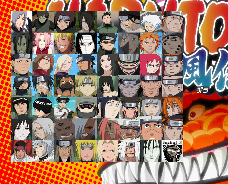 Anime Character Portraits — Orange, Dynamic