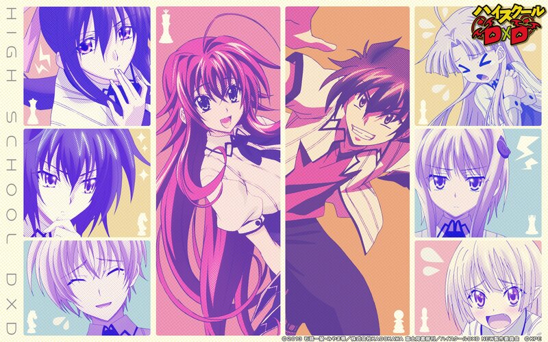 Anime Character Portraits — Pink, Vibrant