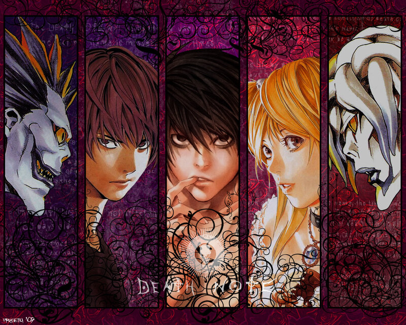 Anime Character Portraits — Purple, Dramatic, Manga