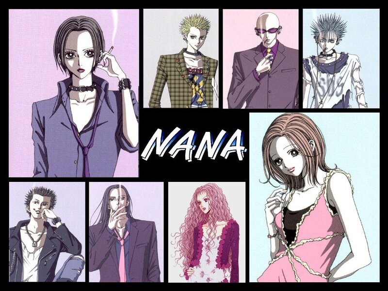 Anime Character Portraits — Purple, Stylish