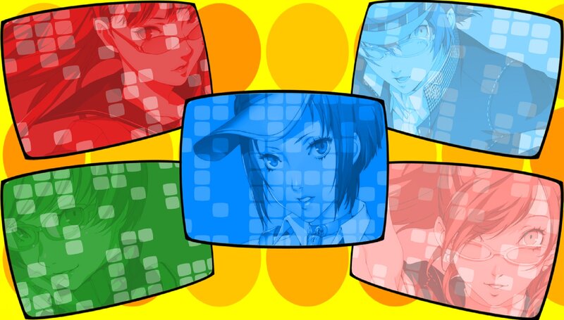 Anime Character Portraits — Yellow, Vibrant