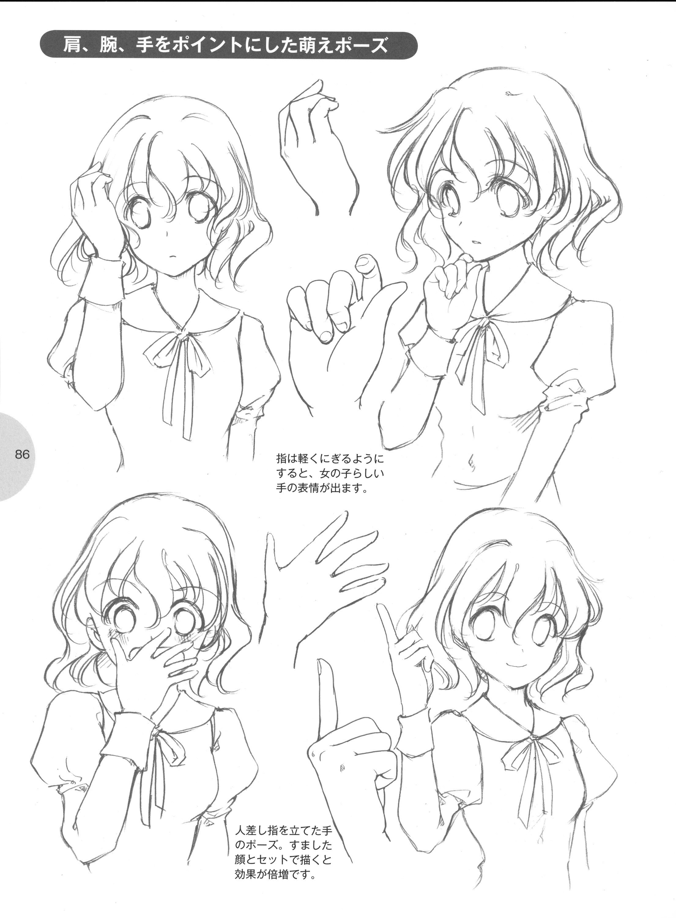 anime character pose guide