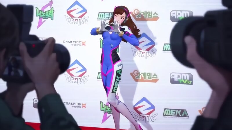 Anime Character Posing — Blue