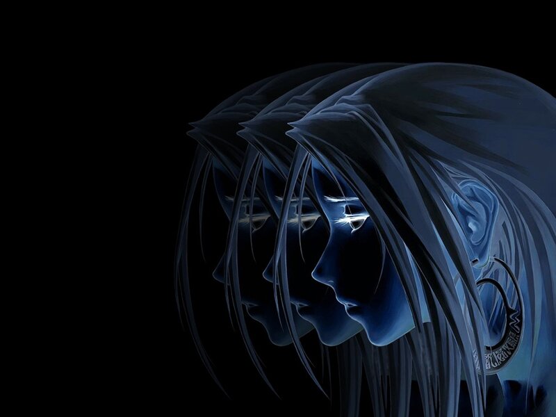 Anime Character Profile — Blue, Dramatic, Night