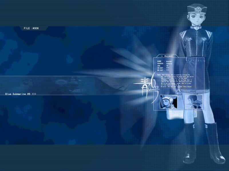 Anime Character Profile — Blue, Dramatic, Uniform