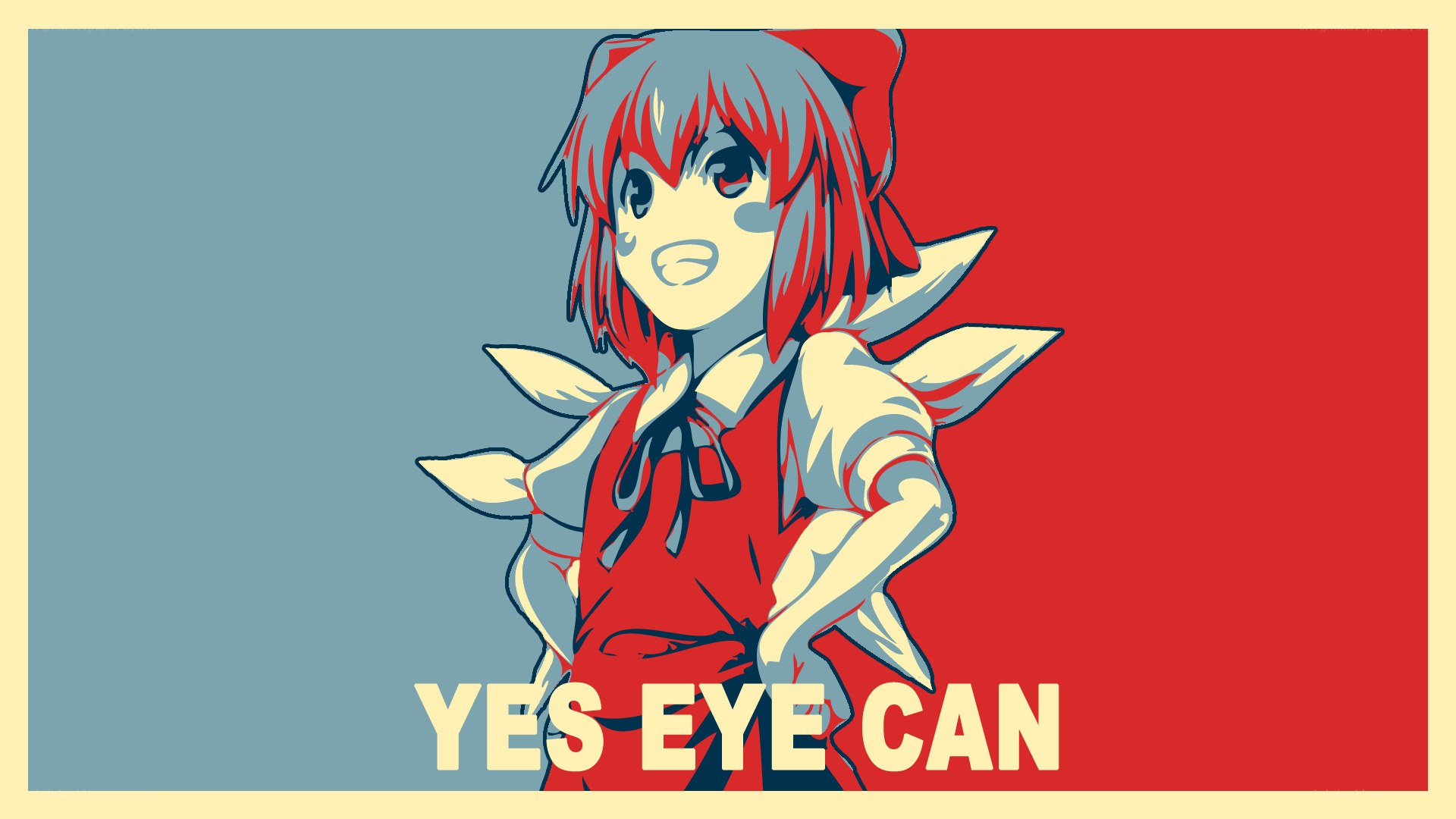 anime character propaganda art