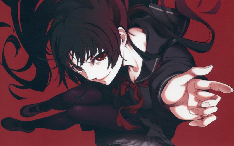 Anime Character Reaching Forward — Red