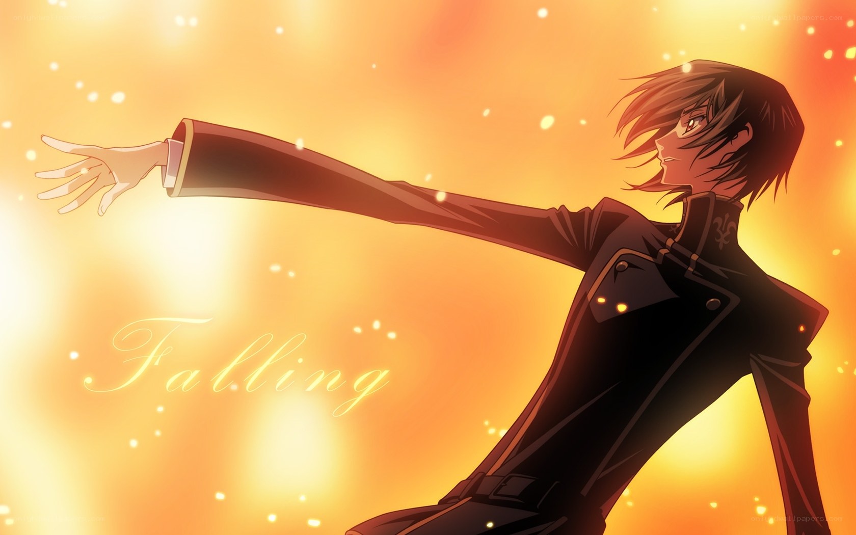 anime character reaching out