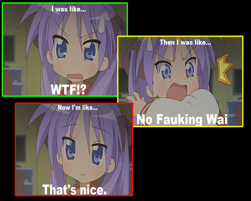 anime character reaction meme