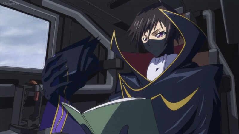 Anime Character Reading Book — Black