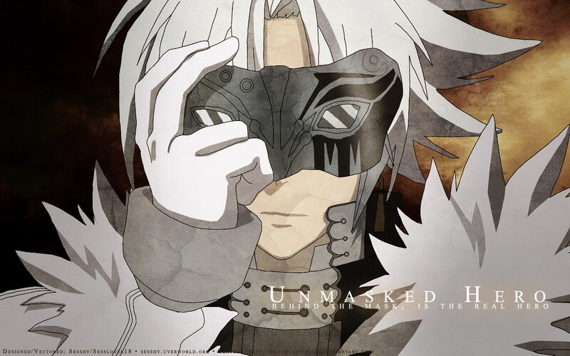 Anime Character Removing Mask — Gray