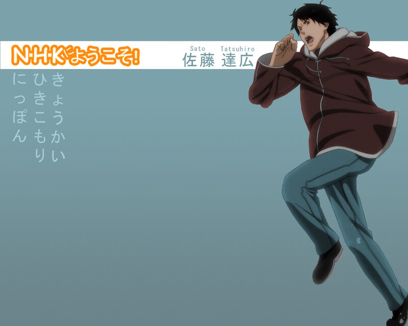 Anime character running