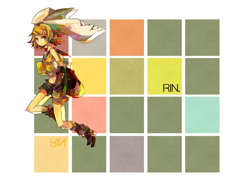 Anime Character Running — Green, Dynamic
