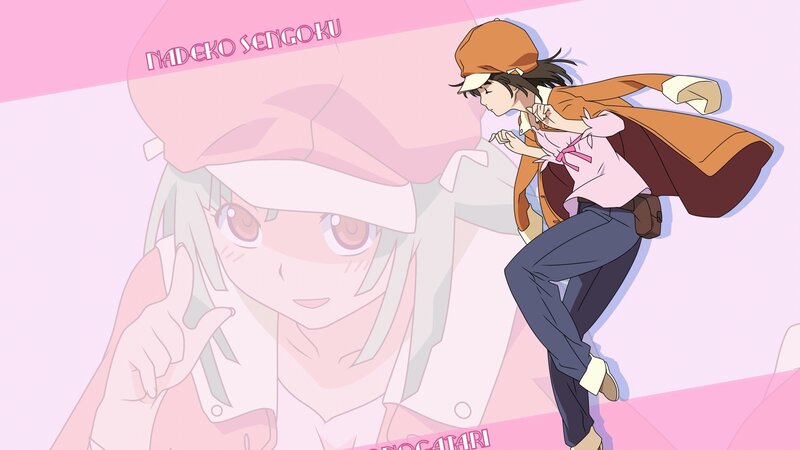 Anime Character Running — Pink