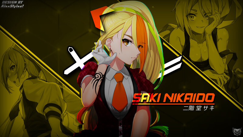 Anime Character Saki Nikaido