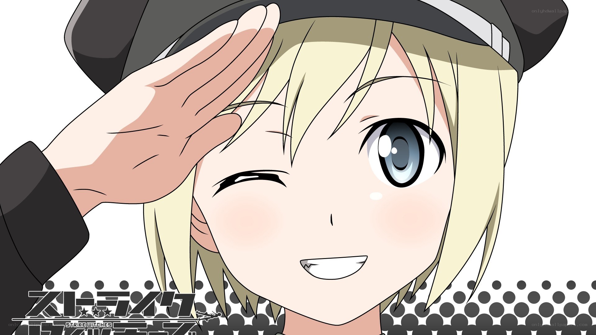 anime character saluting