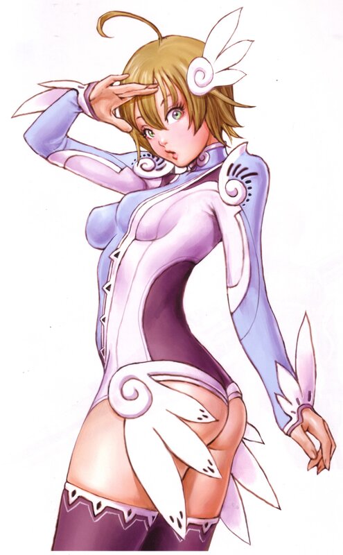 anime character saluting