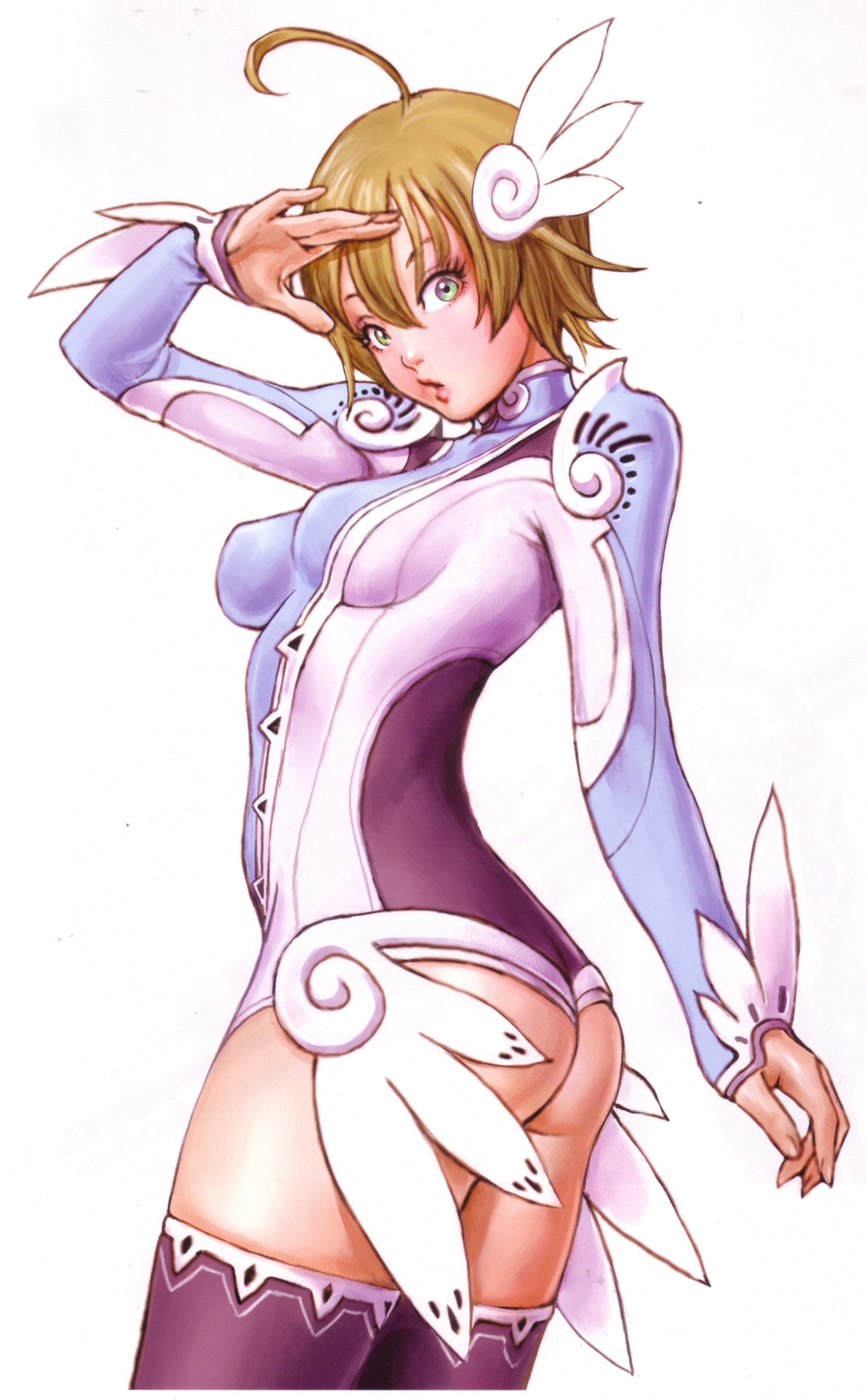 anime character saluting