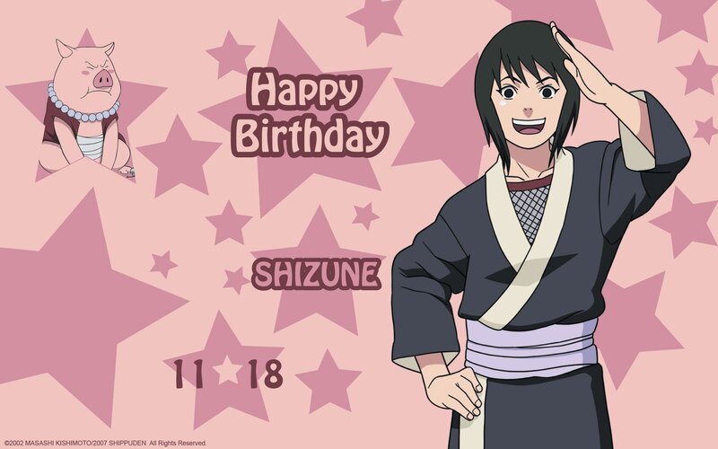 Anime Character Saluting — Pink, Celebratory