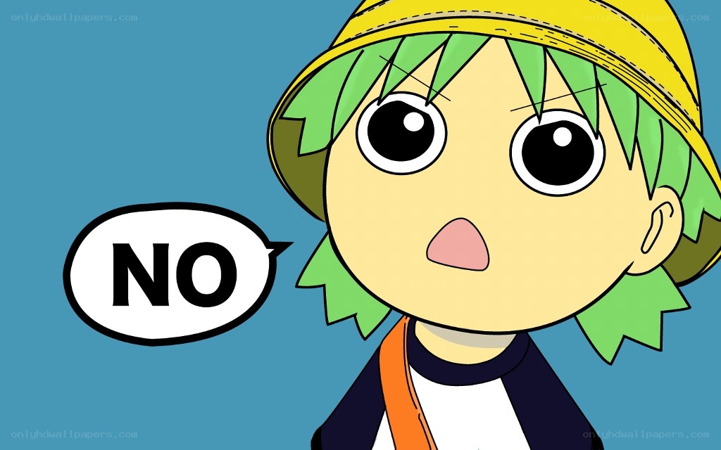 anime character saying no