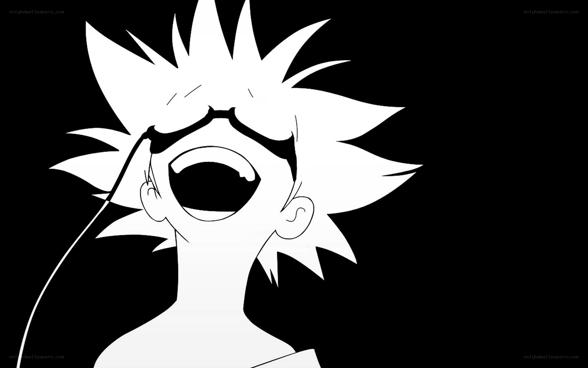 anime character screaming