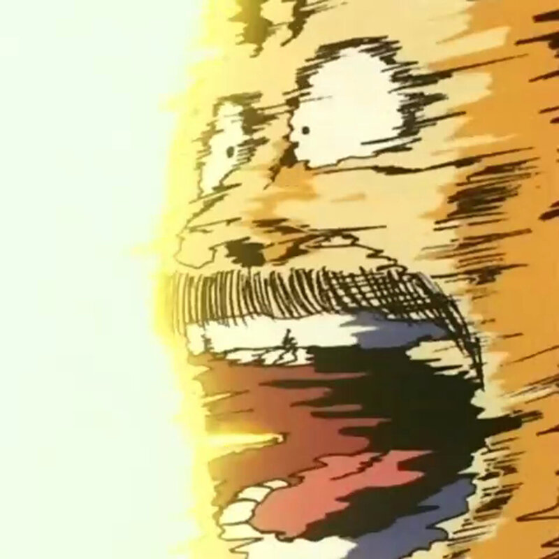 anime character screaming