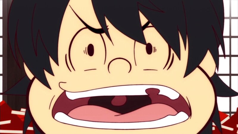 anime character screaming
