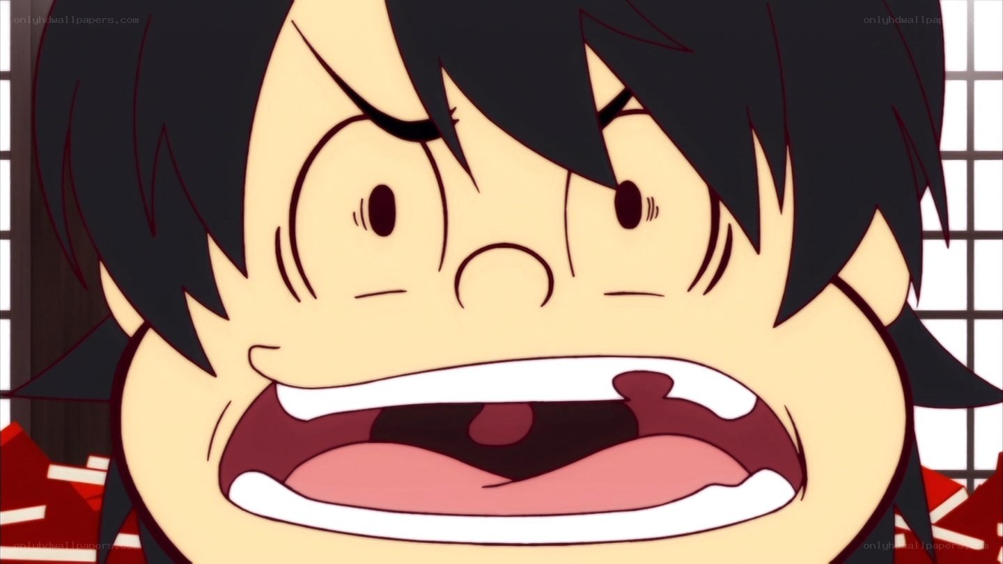 anime character screaming
