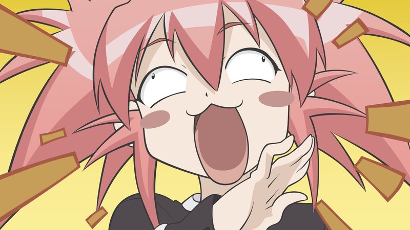 anime character screaming